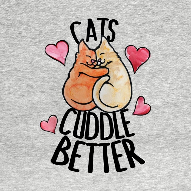 Cats Cuddle Better by bubbsnugg